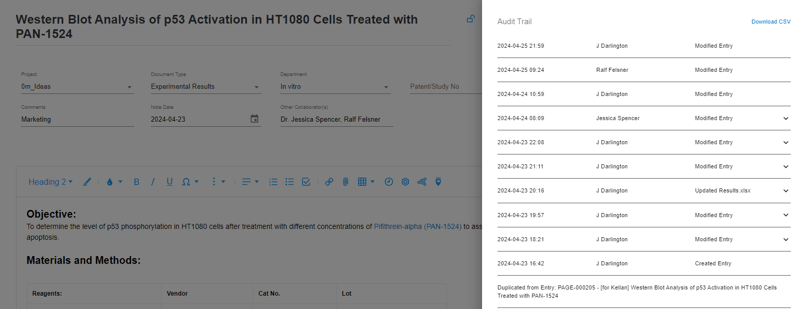 Electronic Lab Notebook (ELN) Software An Easy and Trusted Online Lab
