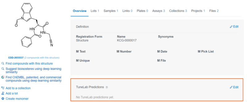 Predict properties for an individual molecule or antibody