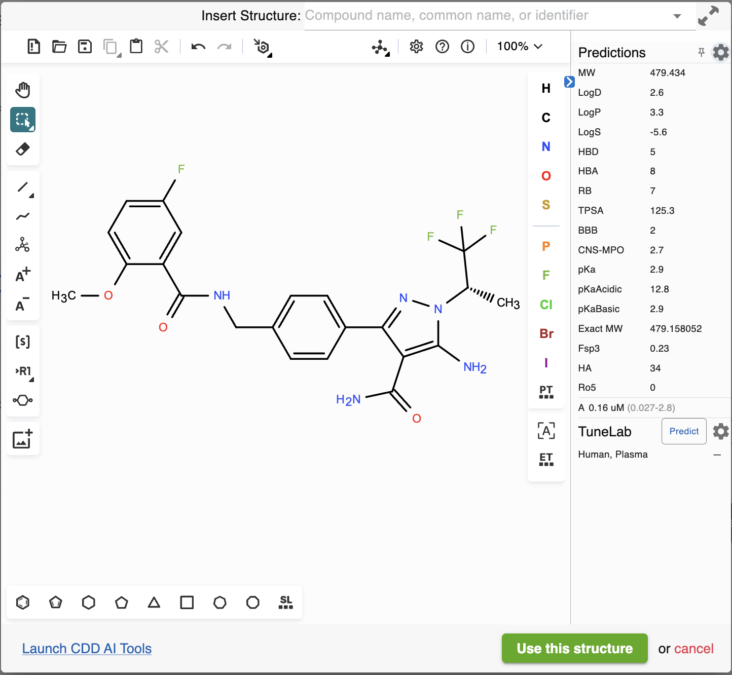 Explore ideas in the structure editor