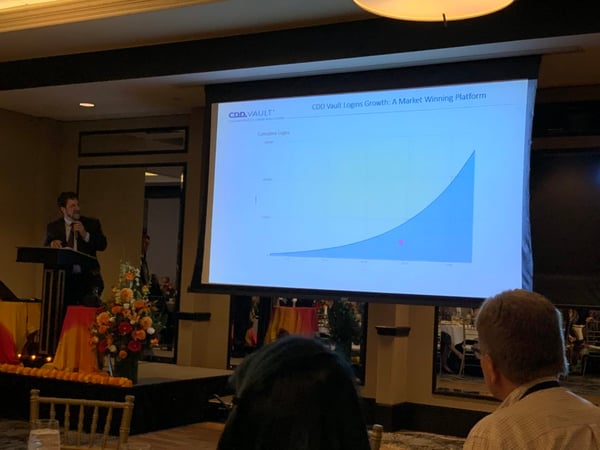 CEO Barry Bunin presents CDD Vault growth at conference