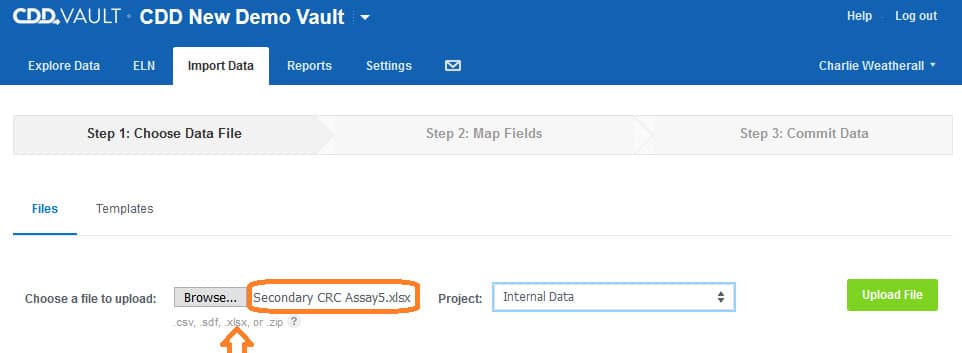 CDD ELN Now Supports Importing From XLSX Files