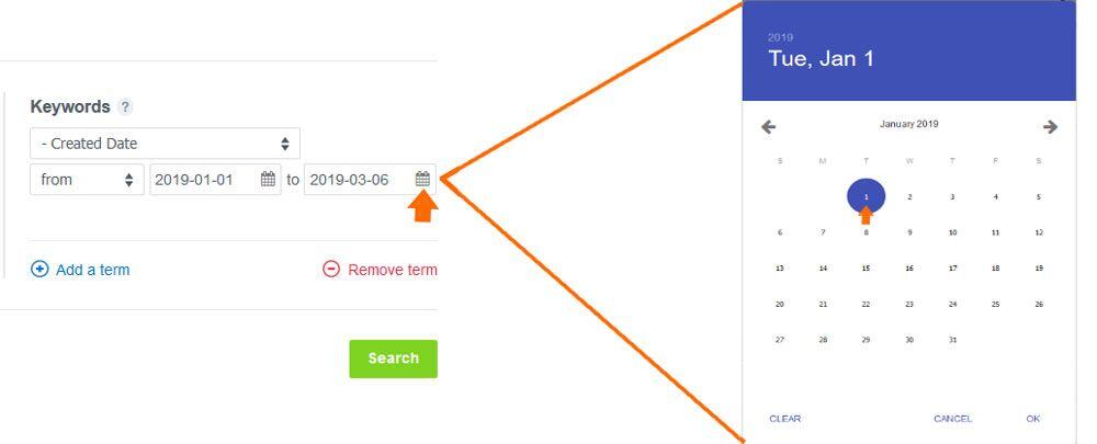 Keyword Search in CDD Vault ELN using number and date operators