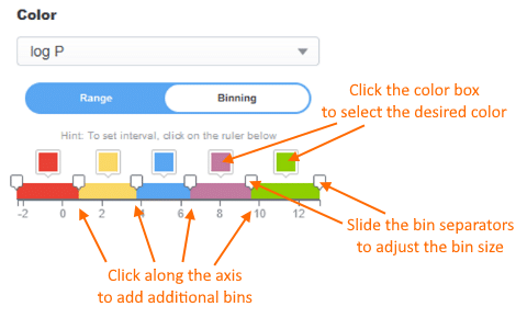 binning options
