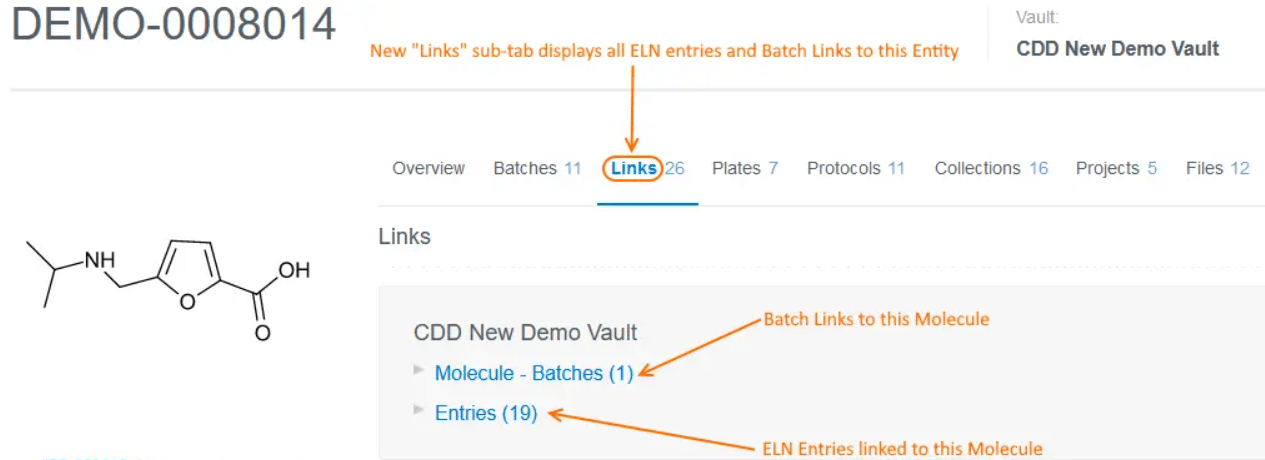 see all batch links in the "links" sub-tab