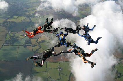 group skydive