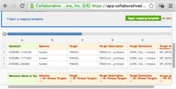 CDD Vault Import Interface