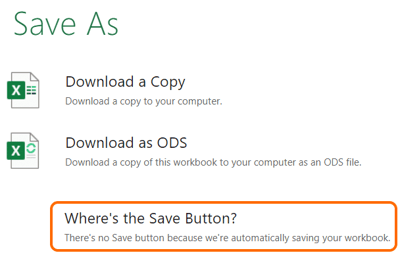 Save As screenshot