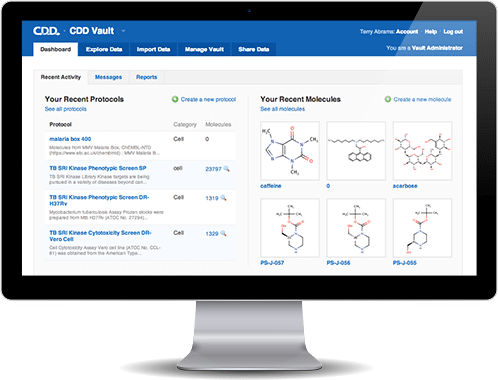 CDD Vault Screenshot: Enterprise Capabilities