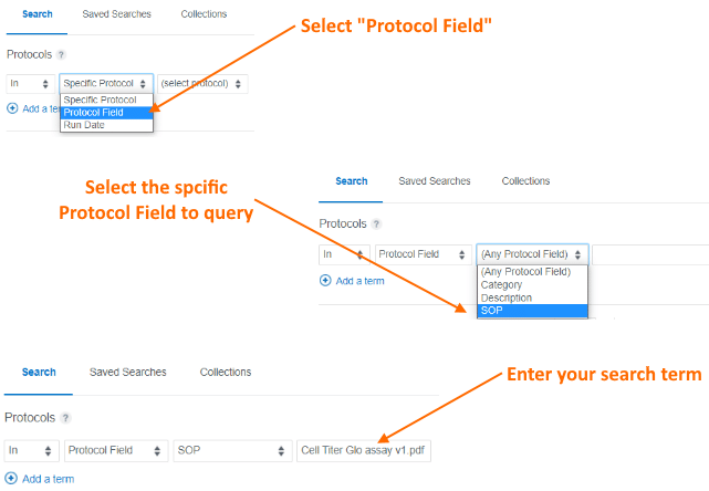 search protocol field