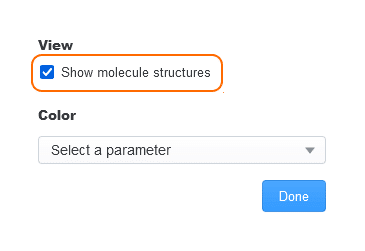 show molecule structure