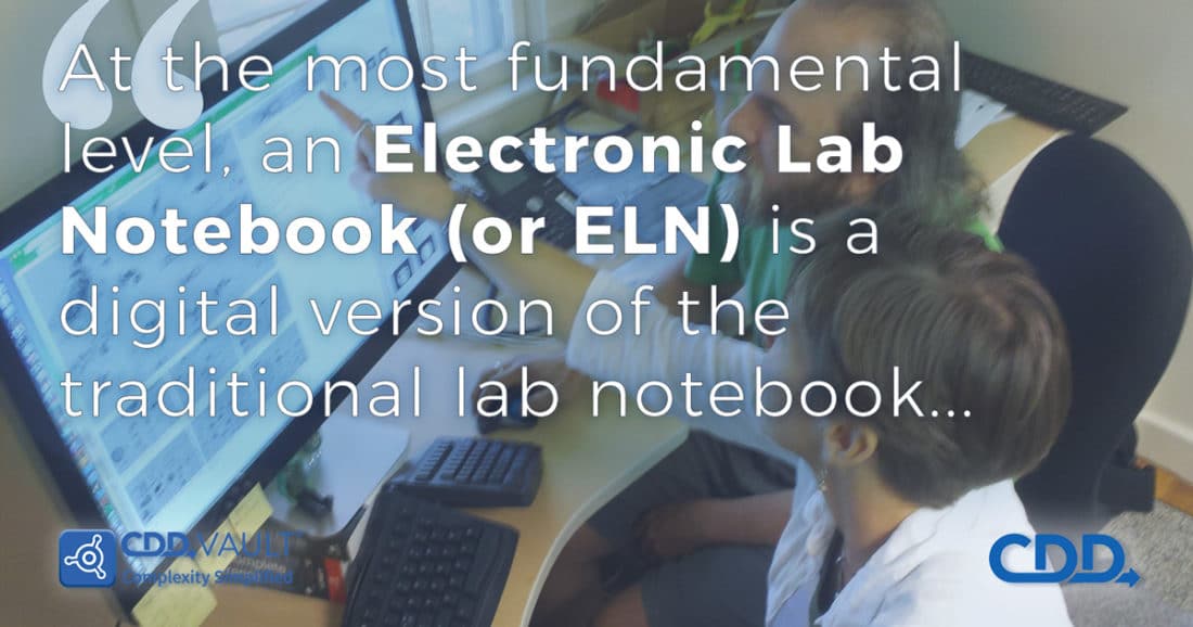 What is an ELN and why do you need one? Collaborative Drug Discovery ELN