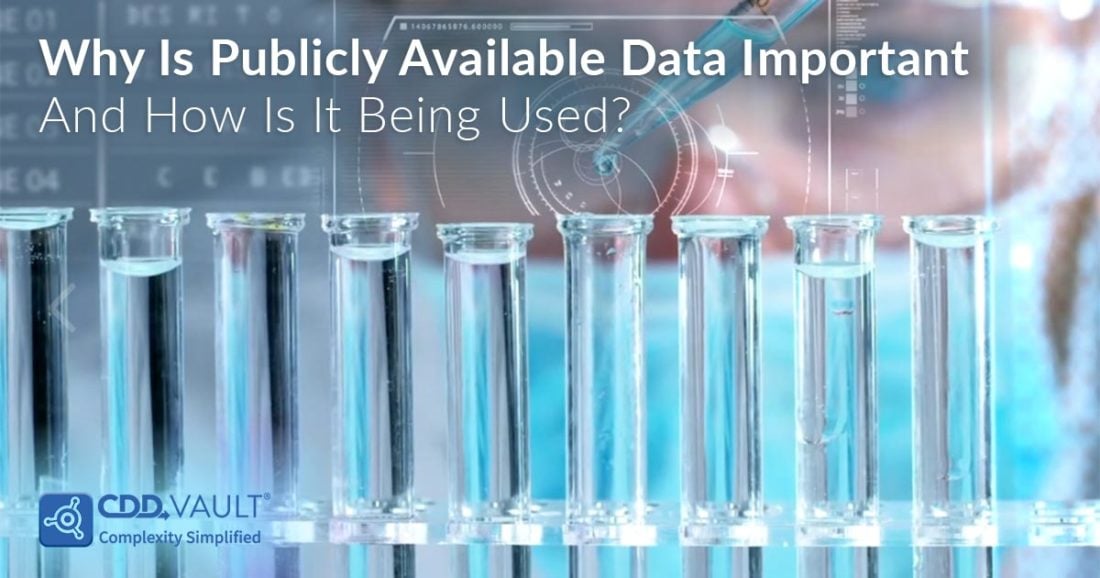 Why is publicly available data important and how is it being used? Collaborative Drug Discovery (CDD), ELN