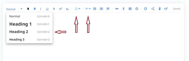 formatting ELN