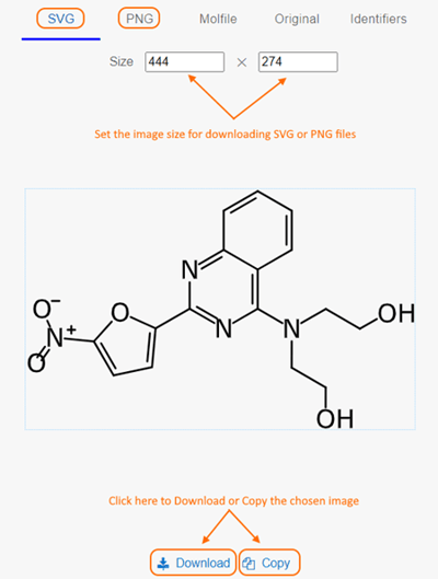 molecule popup