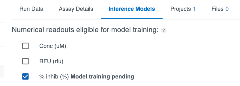 User-specified Zero Click Inference Models: