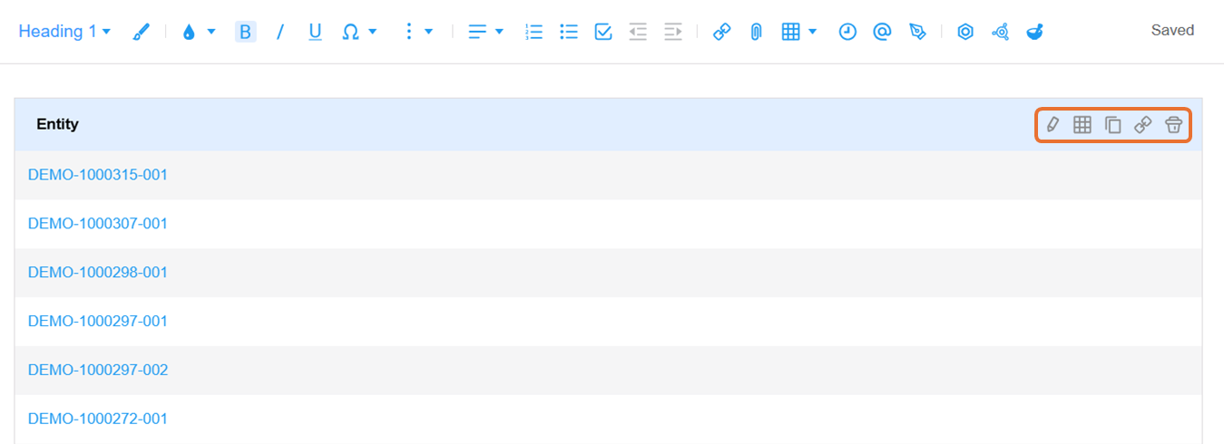 Bulk Linking to ELN Entries: