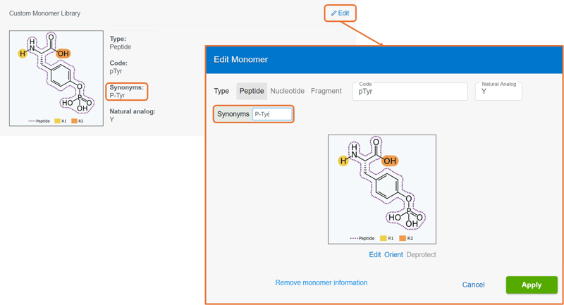 Allow multiple codes per monomer: