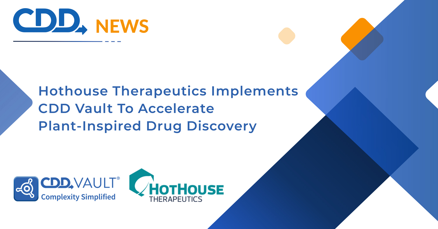 Hothouse Therapeutics Implements CDD Vault To Accelerate Plant-Inspired Drug Discovery