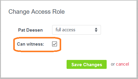 Enable Witnessing in CDD ELN